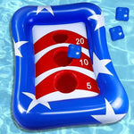 Summer Inflatable Ring Toss Pool Game