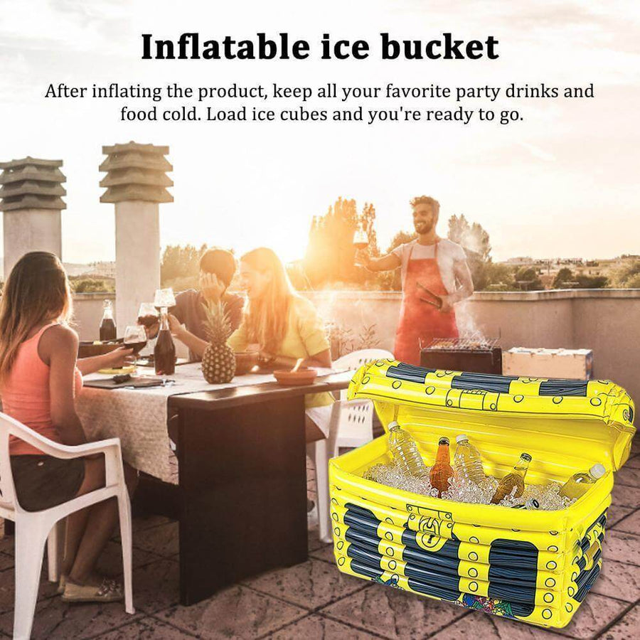 Inflatable Treasure Chest Beverage Cooler - Image 0