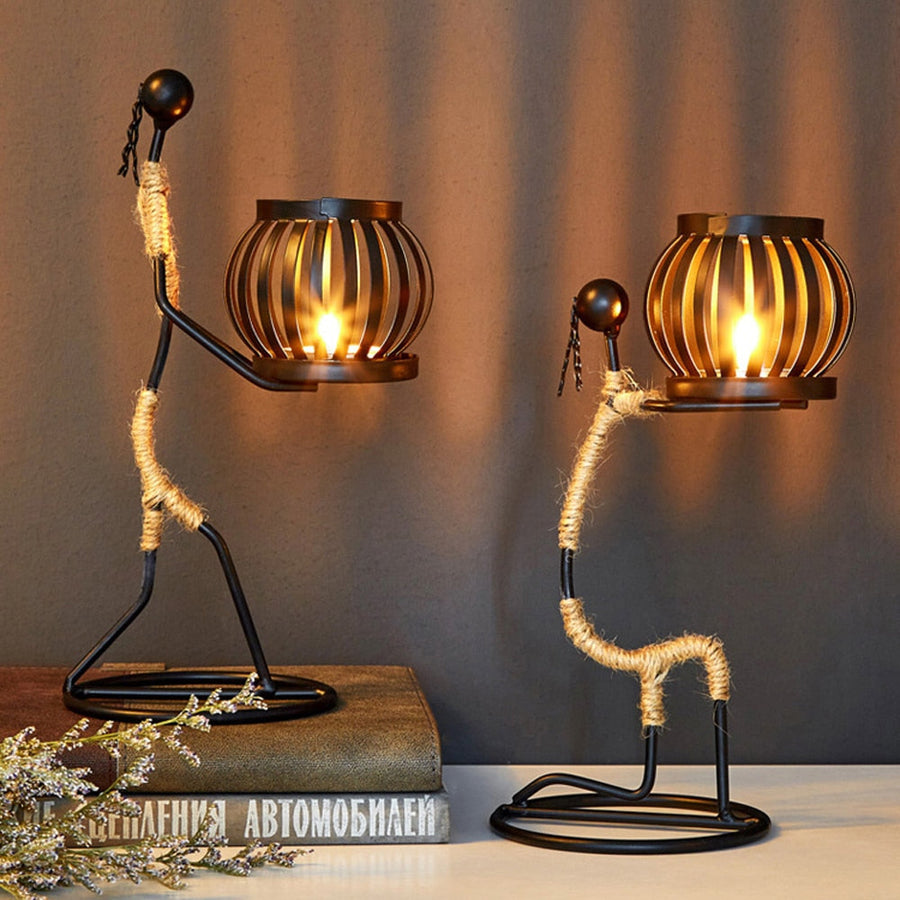 Creative Beautiful Nordic Iron Candle Holder - Image 0