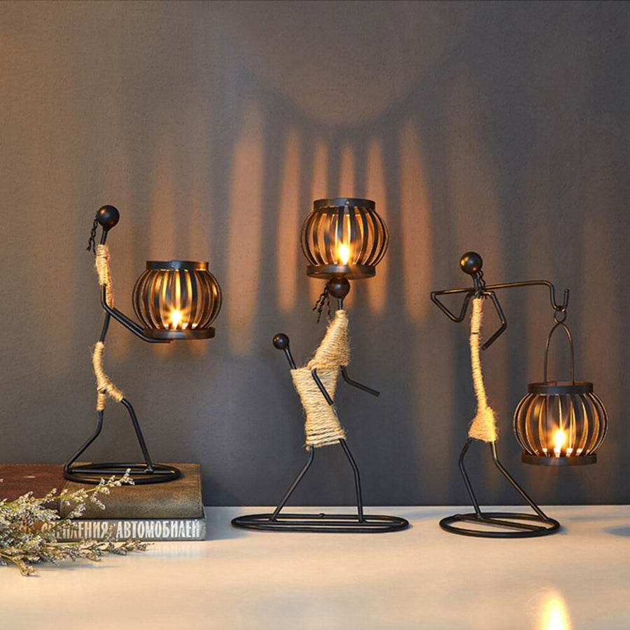 Creative Beautiful Nordic Iron Candle Holder - Image 8