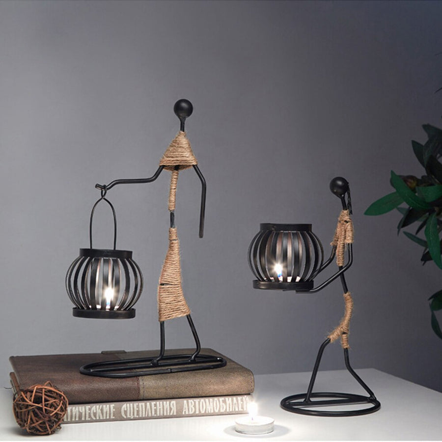 Creative Beautiful Nordic Iron Candle Holder - Image 7