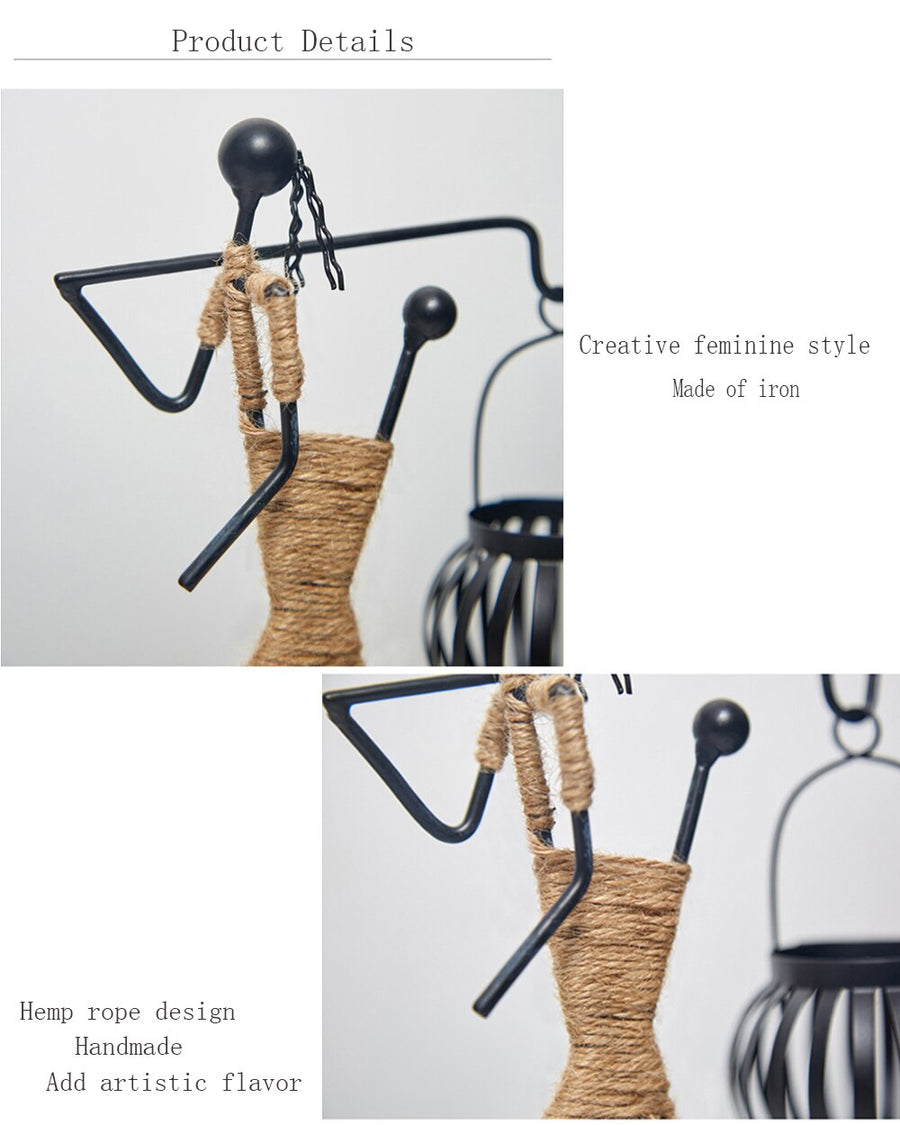Creative Beautiful Nordic Iron Candle Holder - Image 9