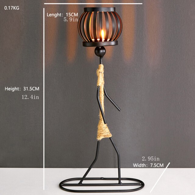 Creative Beautiful Nordic Iron Candle Holder - Image 10