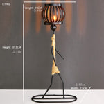 Creative Beautiful Nordic Iron Candle Holder