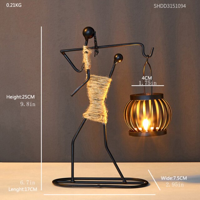 Creative Beautiful Nordic Iron Candle Holder - Image 13