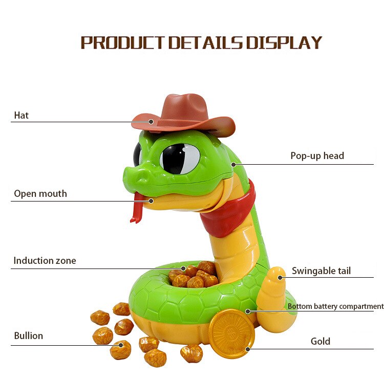 Educational Anti Stress Snake Party Toy