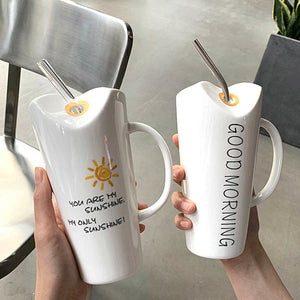 Good Vibes Elegant Ceramic Mugs - Image 0