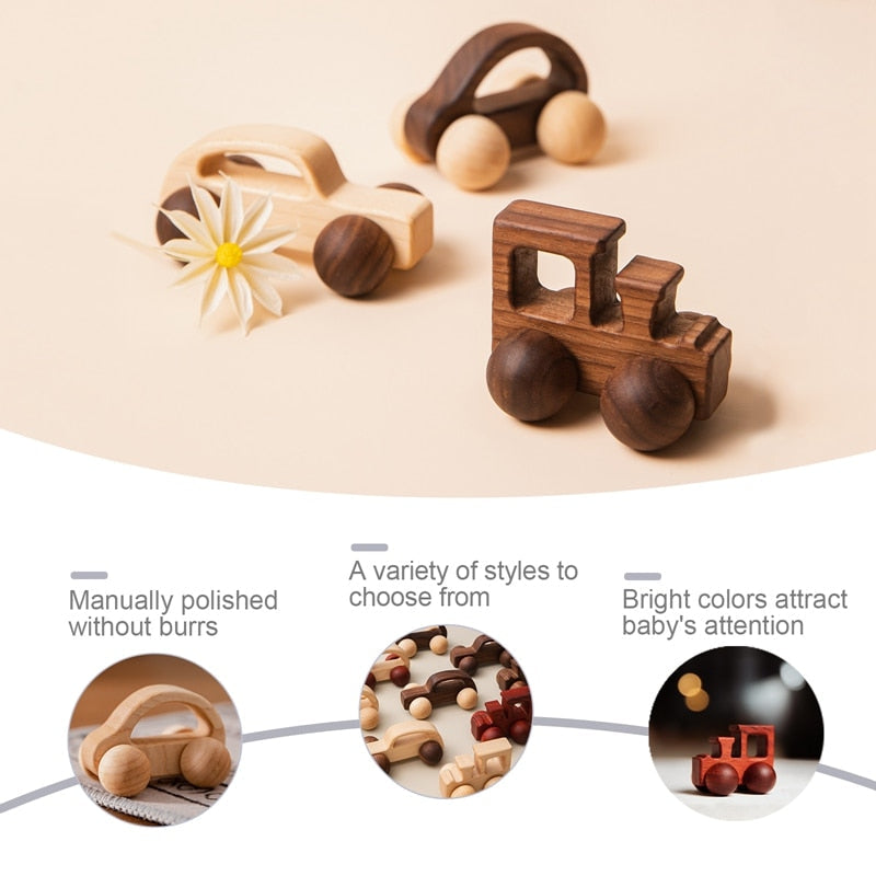 Nordic Style Minimal Wooden Car - Image 7