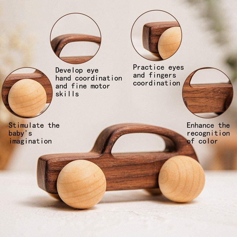 Nordic Style Minimal Wooden Car - Image 6