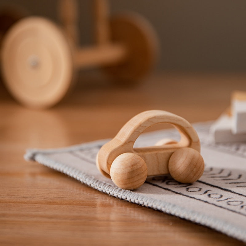 Nordic Style Minimal Wooden Car - Image 4