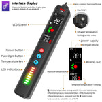 LCD Result Display Voltage Tester Thermometer