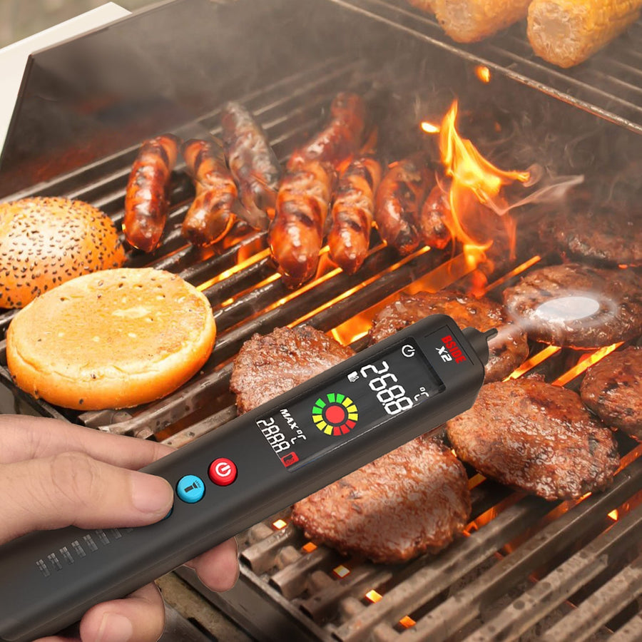 LCD Result Display Voltage Tester Thermometer - Image 2