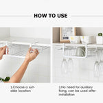 Under Cabinet Glass Holder Rack - MaviGadget