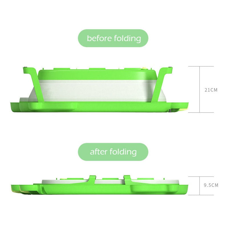 Newborn Foldable Baby Bath Tub - Image 7