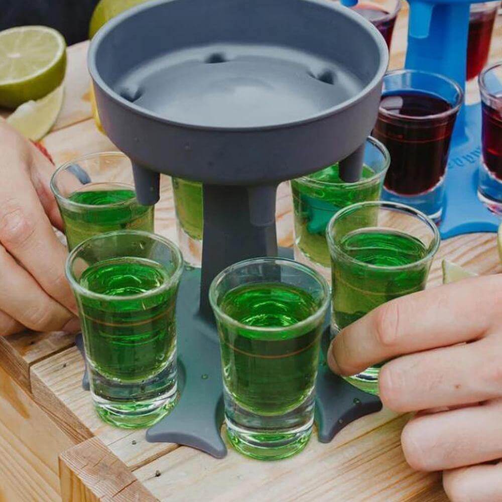 6-Shot Portable Party Time Fun Drink Dispenser