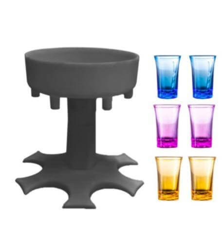 6-Shot Portable Party Time Fun Drink Dispenser