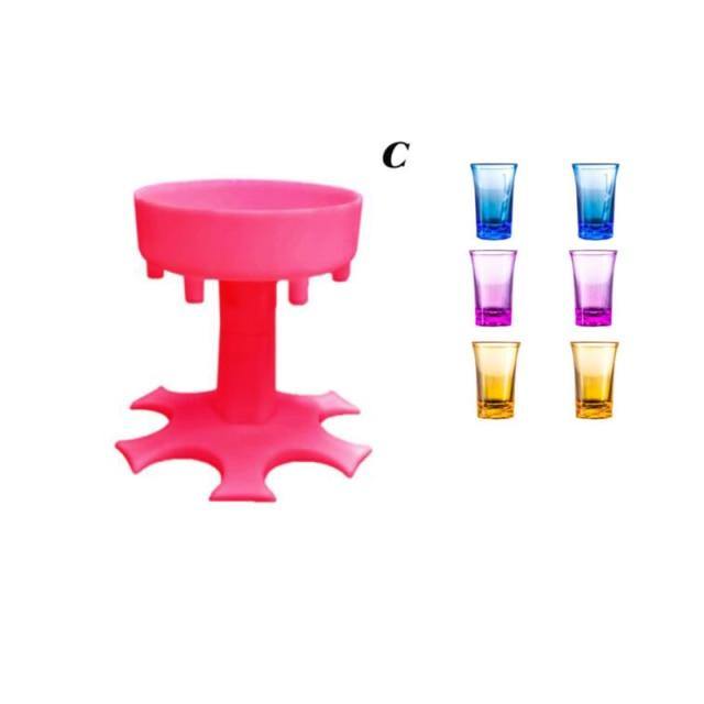 6-Shot Portable Party Time Fun Drink Dispenser