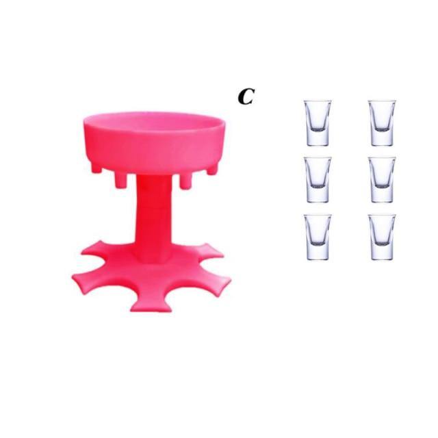 6-Shot Portable Party Time Fun Drink Dispenser