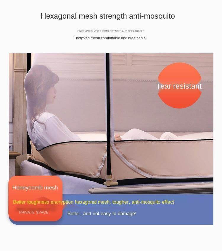 Drop-Resistant Bed Mosquito Net - Image 1