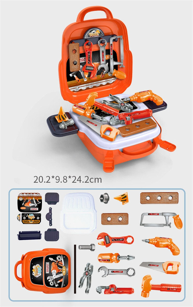 Kids Educational Toy Toolbox Set Bag