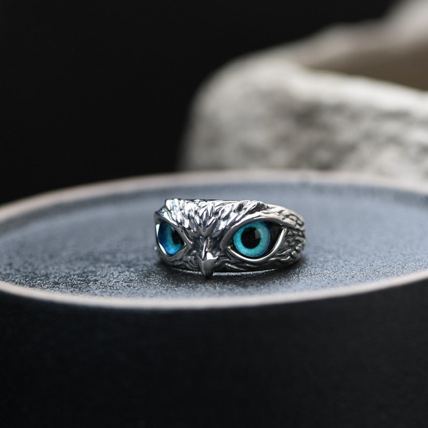 Vintage Punk Owl Ring - Image 2