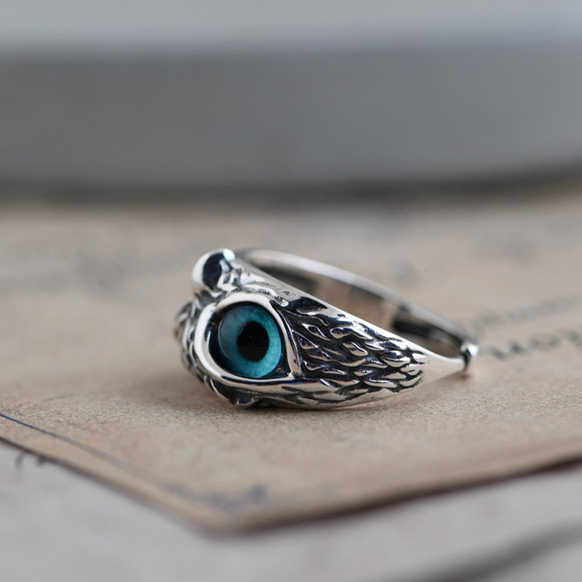 Vintage Punk Owl Ring - Image 6