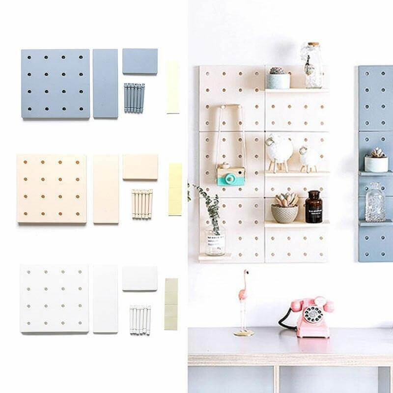 DIY Wall-Mounted Hanging Board Shelf - MaviGadget