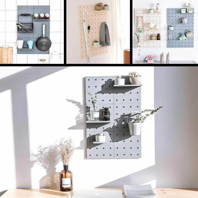 DIY Wall-Mounted Hanging Board Shelf - MaviGadget