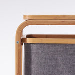 Elegant Bamboo Laundry Basket