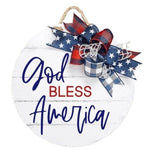 Independence Day Wooden Wall Plaque