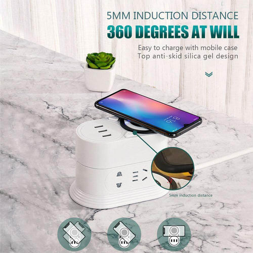 Intelligent Wireless Charging Multifunctional Socket - Image 0