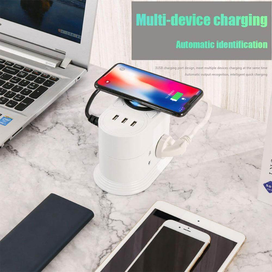 Intelligent Wireless Charging Multifunctional Socket - Image 15