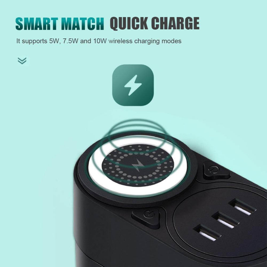 Intelligent Wireless Charging Multifunctional Socket - Image 1