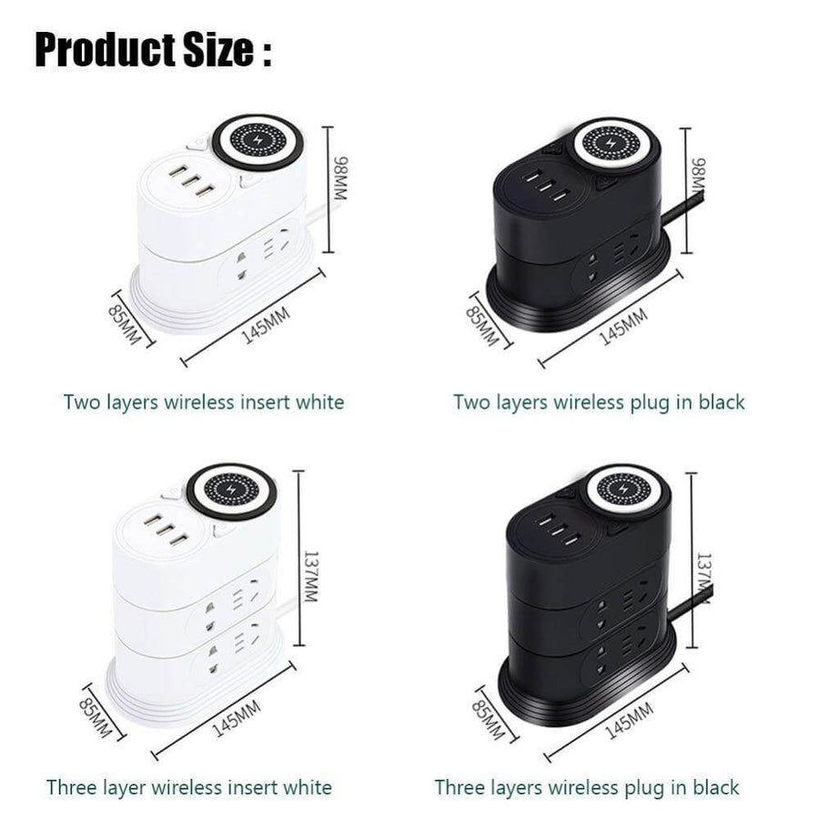 Intelligent Wireless Charging Multifunctional Socket - Image 9