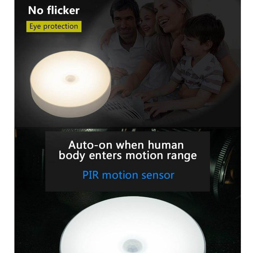 Rechargeable Motion Sensor LED USB Night Light - Image 10