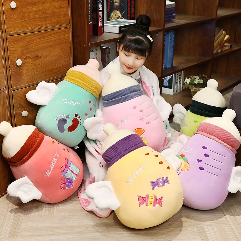 Colorful Cartoon Plush Cozy Pillow Blanket