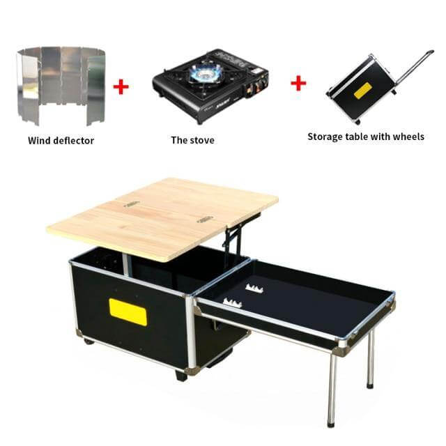 Portable Foldable Outdoor Camping Cooking Kitchen Table - Image 13