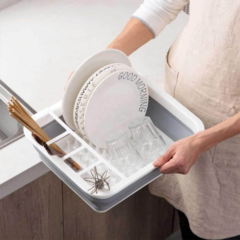 Foldable Easy Dish Drying Rack