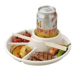 Portion Control Divided Food Plate - MaviGadget