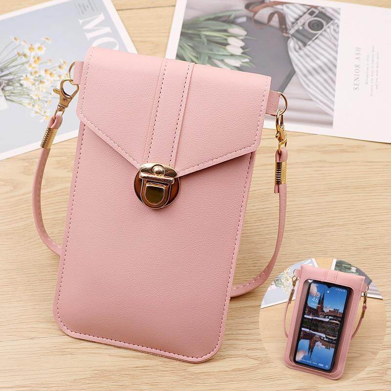 Transparent Women Wallet Shoulder Phone  Case - Image 0