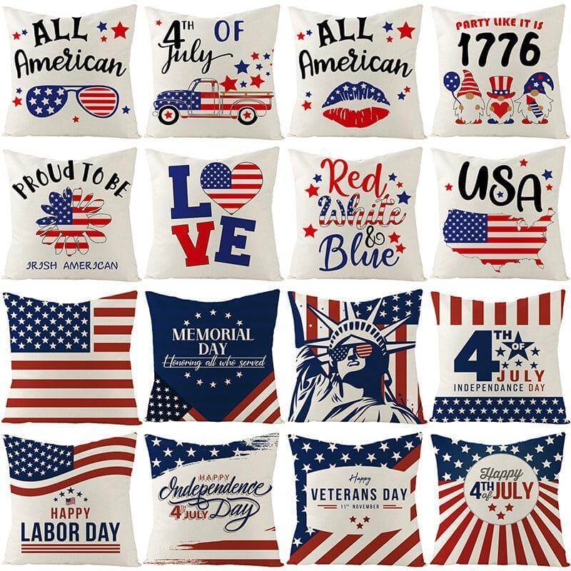 USA Independence Day Cushion Cover - Image 0