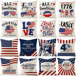 USA Independence Day Cushion Cover