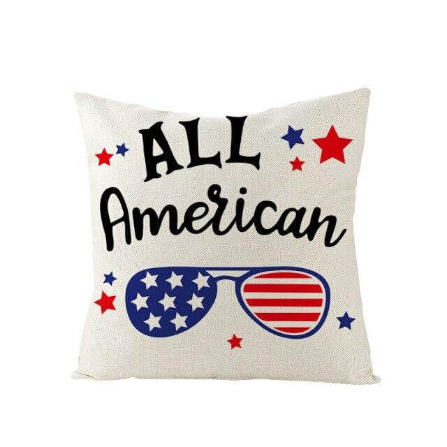 USA Independence Day Cushion Cover