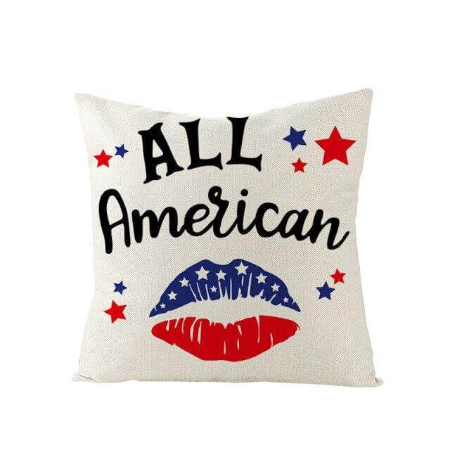 USA Independence Day Cushion Cover