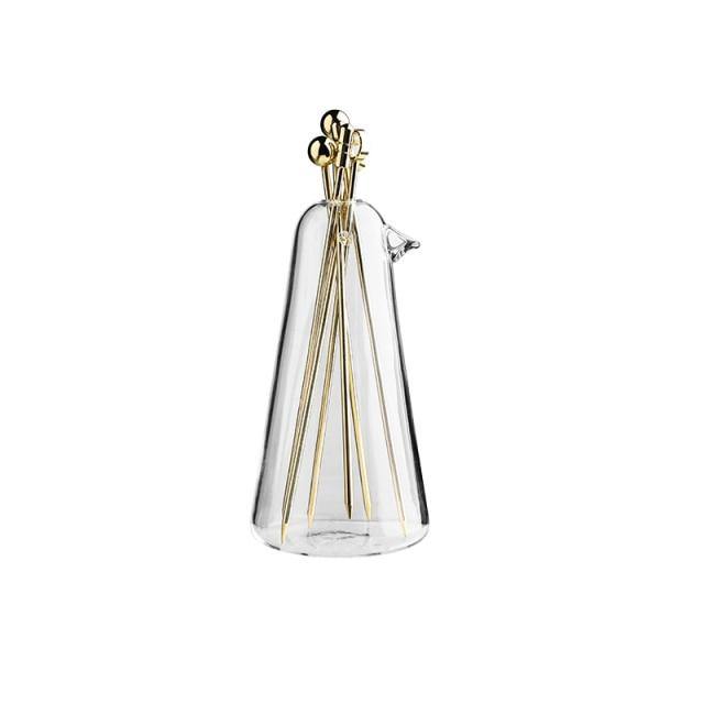 Elegant Stainless Steel Fruit Fork Jar - Image 16