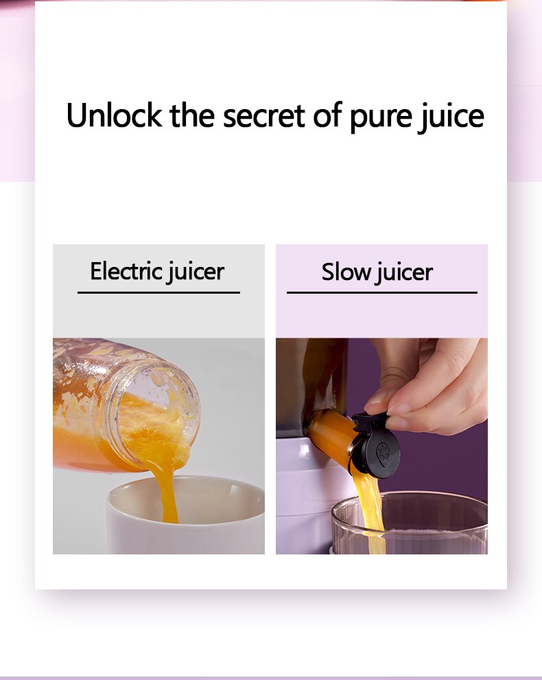 Portable Cold Pressed Electric Blender - Image 5