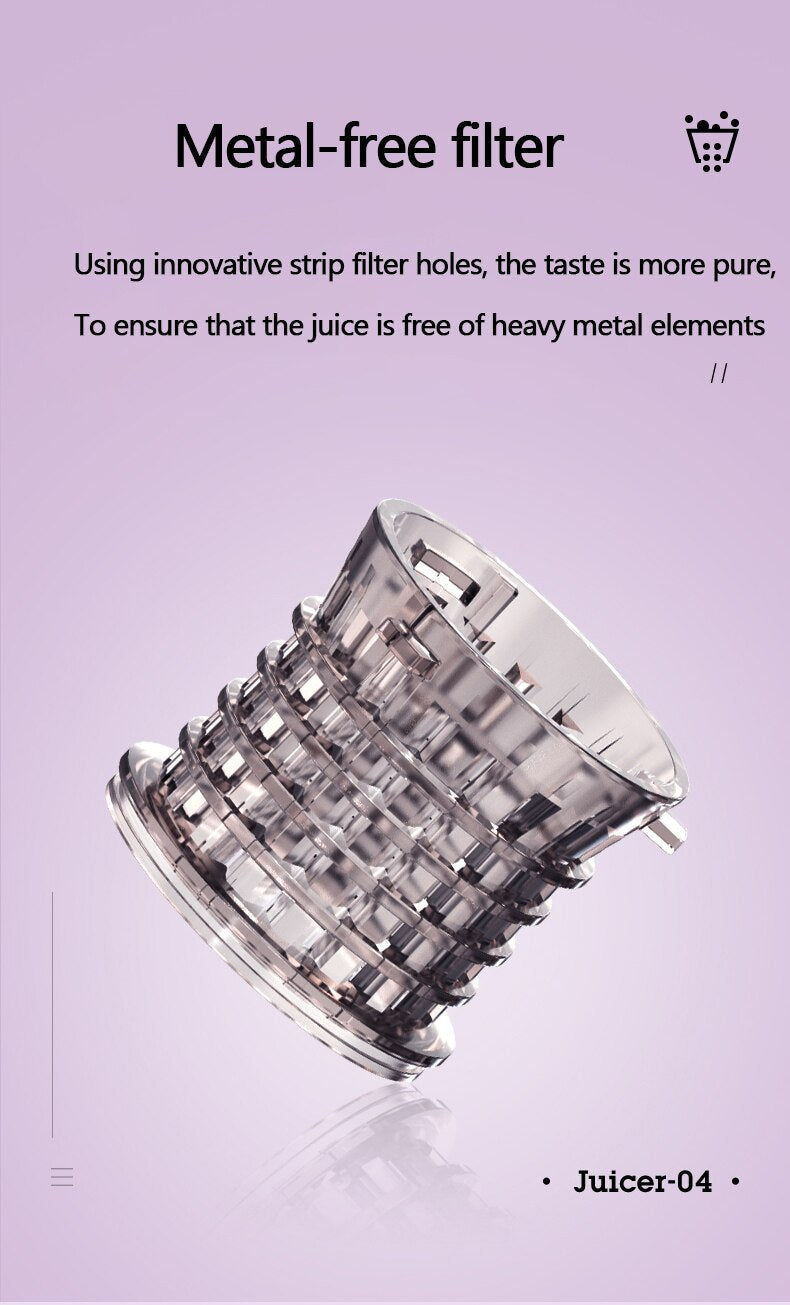 Portable Cold Pressed Electric Blender - Image 8