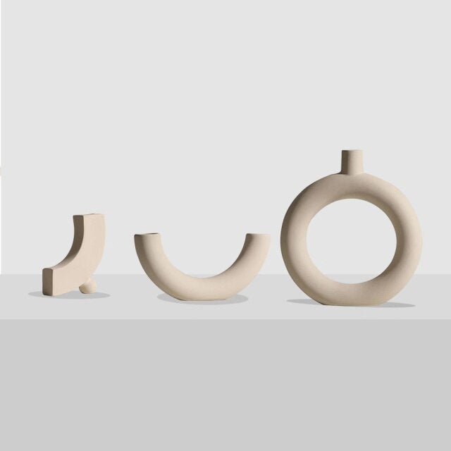 Nordic Art Elegant Flower Ceramic Vase - Image 6