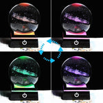 Crystal Globe Solar System Planet Lamp - MaviGadget