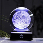 Crystal Globe Solar System Planet Lamp - MaviGadget